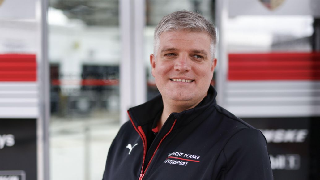Jonathan Diuguid, Managing Director Porsche Penske Motorsport, IMSA, Laguna Seca, USA, 2025, Porsche AG
