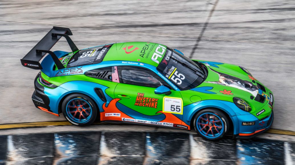 Sebring - PCCNA - Race 1 - Masters class winner - Matt Halcome - No. 55 ACI Porsche 911 GT3 Cup