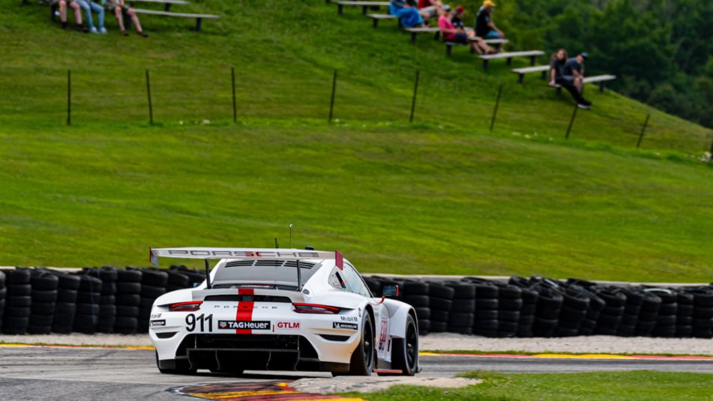 Porsche 911 RSR, Porsche GT Team (#911), Frederic Makowiecki (F), Nick Tandy (GB), VIR, 2020, PCNA