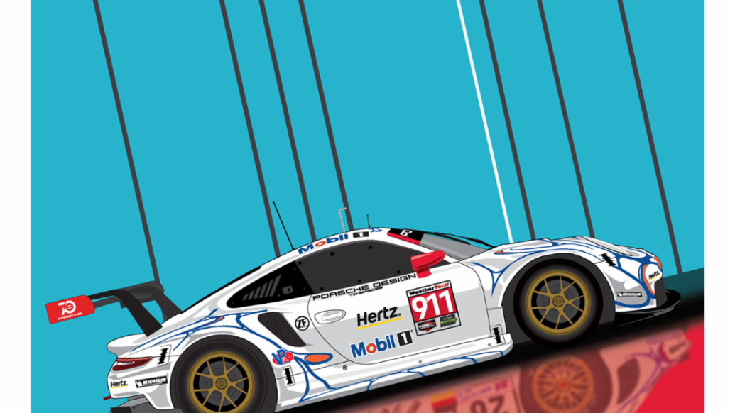 Petit Le Mans, Road Atlanta, IMSA WeatherTech SportsCar Championship, poster, 2018