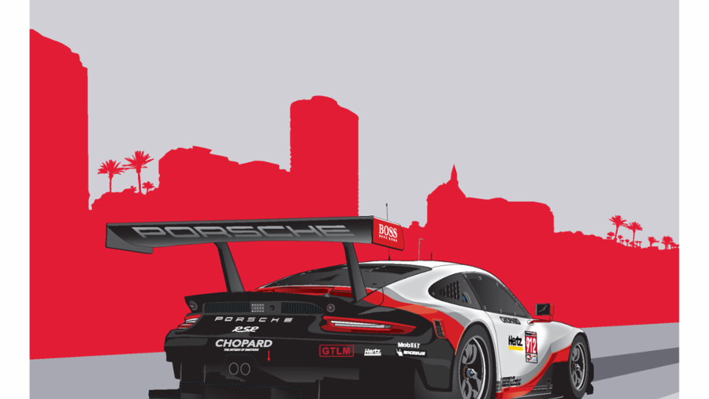 Sports Car Grand Prix at Long Beach, IMSA WeatherTech SportsCar Championship, poster, 2019