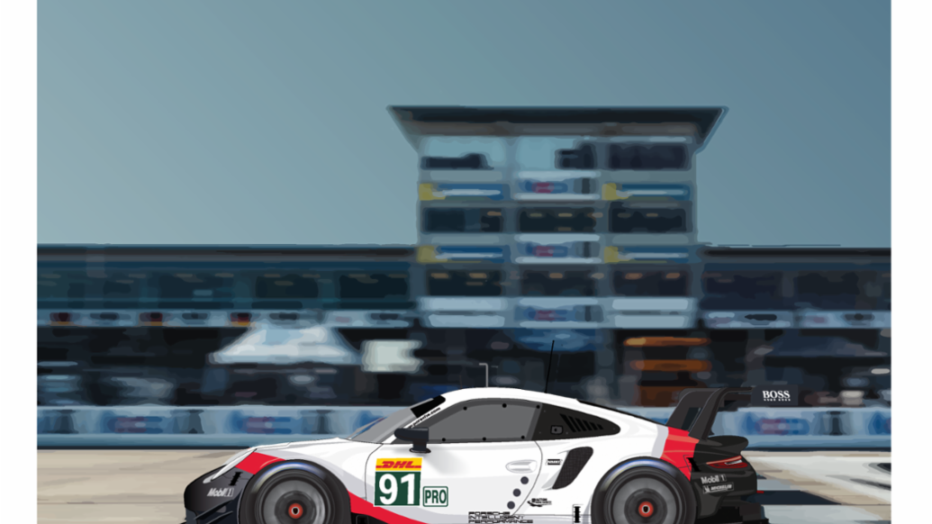 1000 Miles of Sebring, FIA WEC, poster, 2019