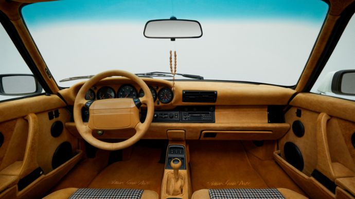 Aimé Leon Dore restored 911 Carrera 4 (type 964) interior, 2020, PCNA