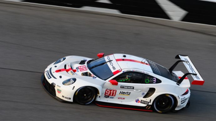 Porsche GT Team (911), Porsche 911 RSR, Daytona, 2020, PCNA