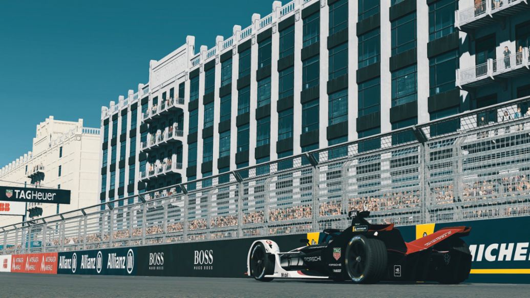 99X Electric, ABB FIA Formula E Championship, Race at Home Challenge, race 6, New York, 2020, Porsche AG