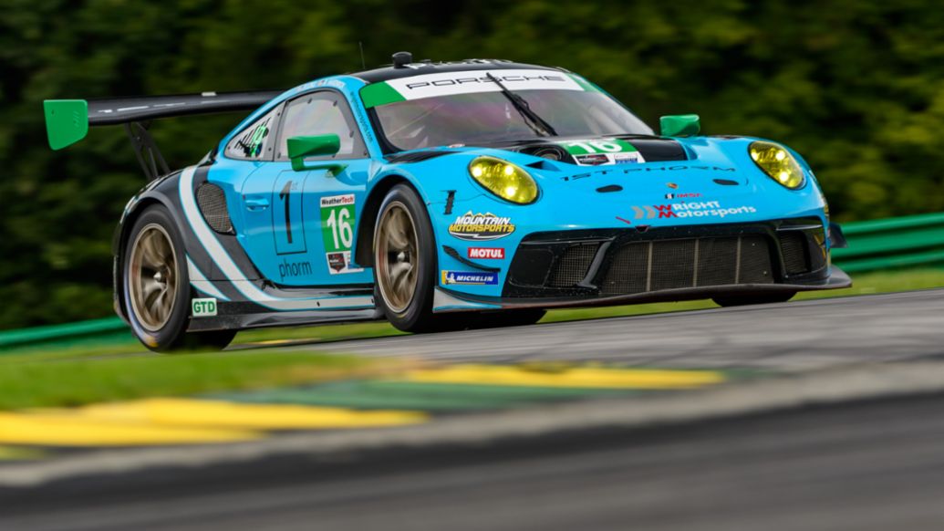 Porsche 911 GT3 R, Wright Motorsports (#16), Patrick Long (USA), Ryan Hardwick (USA), 2020, PCNA