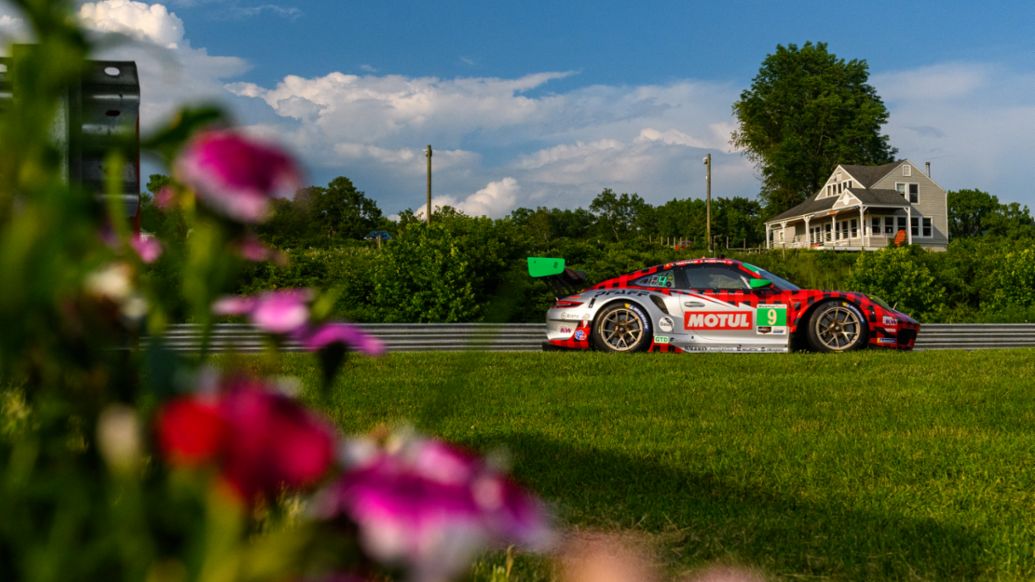 Porsche 911 GT3 R - No. 9 Pfaff Motorsports - Laurens Vanthoor (Belgium) & Zach Robichon (Canada) - Northeast Grand Prix, 2021, PCNA