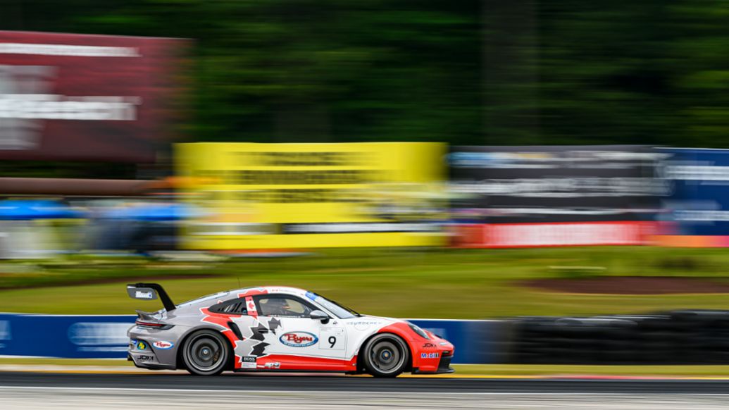 No. 9 JDX Racing - Parker Thompson (CAN), 911 GT3 Cup, Porsche Carrera Cup North America Presented by the Cayman Islands - Road America - Aug 6 - 8 - Road America -Elkhart Lake Wisconsin