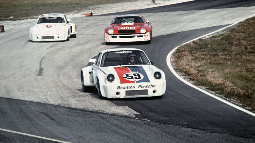 Daytona 1975, Porsche Carrera RSR, Brumos Racing (#59): Peter Gregg, Hurley Haywood