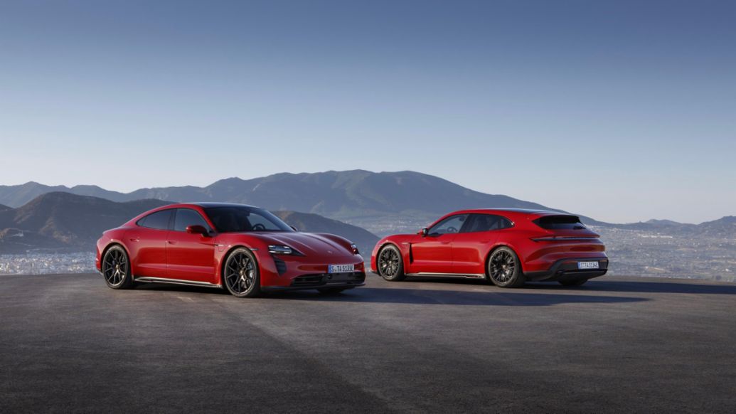 2022 Porsche Taycan GTS Sedan and Taycan GTS Sport Turismo