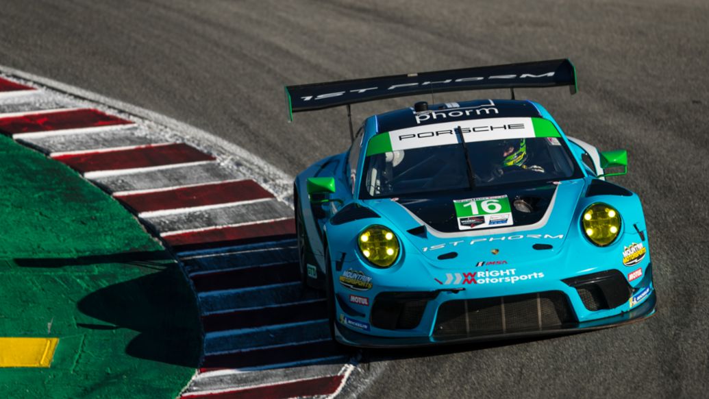 Porsche 911 GT3 R - No. 16 Wright Motorsports - Patrick Long (USA) and Trent Hindman (USA), 2021, PCNA