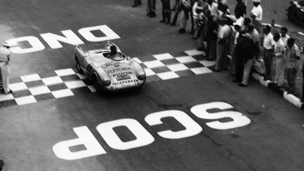 Hans Herrmann (1954), Carrera Panamericana, 550 Spyder