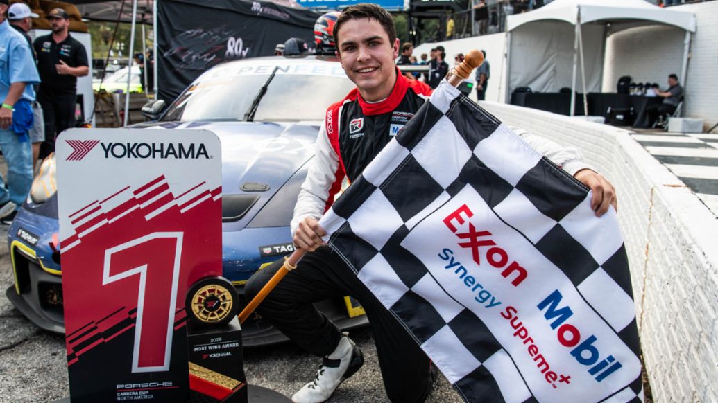 Porsche Carrera Cup North America, Road Atlanta, Tyler Maxson, Pro Class winner