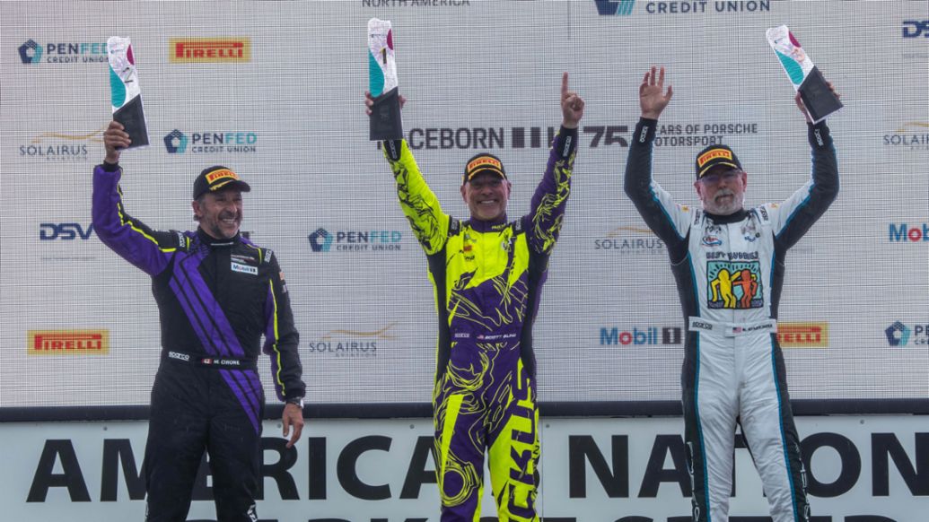 Scott Blind, Porsche Carrera Cup North America Masters Class winner, Road America