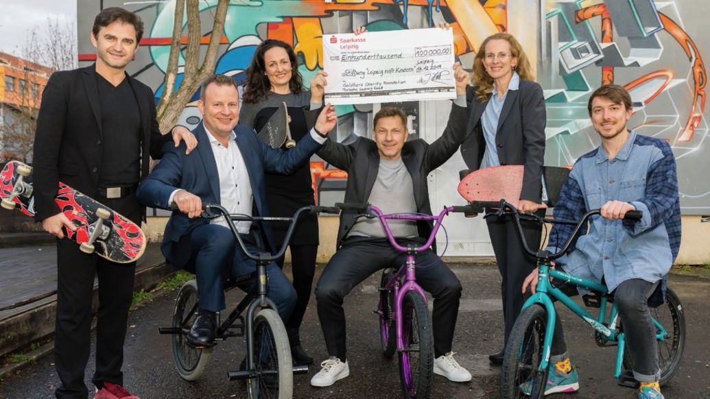 100.000 Euro für Stiftung "Leipzig hilft Kindern" , Leipzig, 2019, Porsche AG