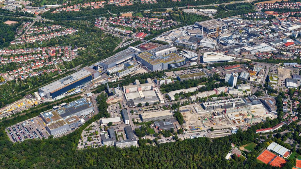 Taycan factory, Zuffenhausen, 2019, Porsche AG