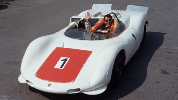 Gerhard Mitter, Porsche 910/8 Bergspyder, 1968, Porsche AG