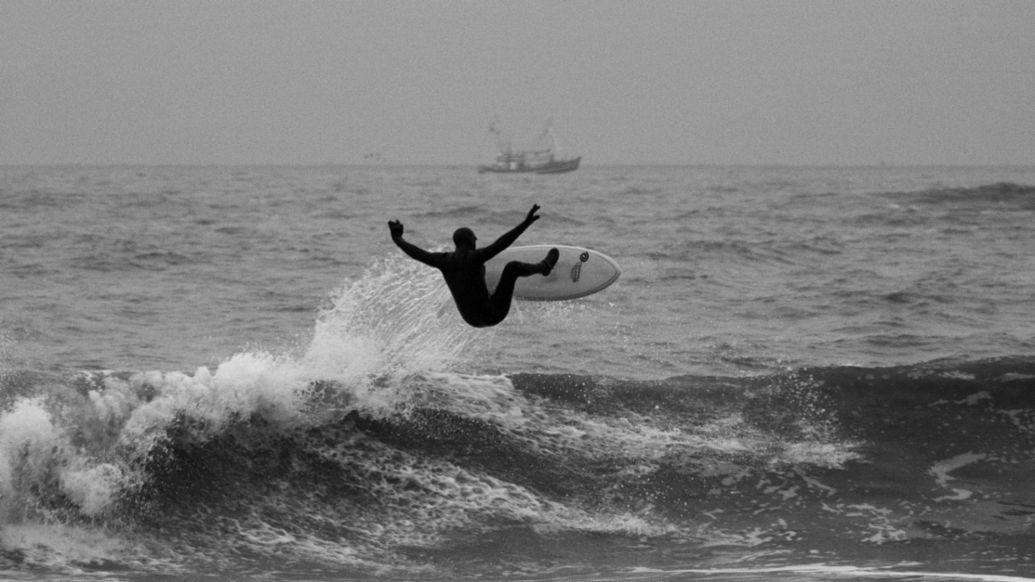 Ken Hake, surfista, 2019, Porsche AG