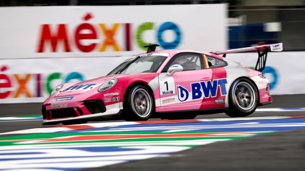 911 GT3 Cup, Michael Ammermüller (D), Porsche Mobil 1 Supercup, Mexico-City, 2019, Porsche AG