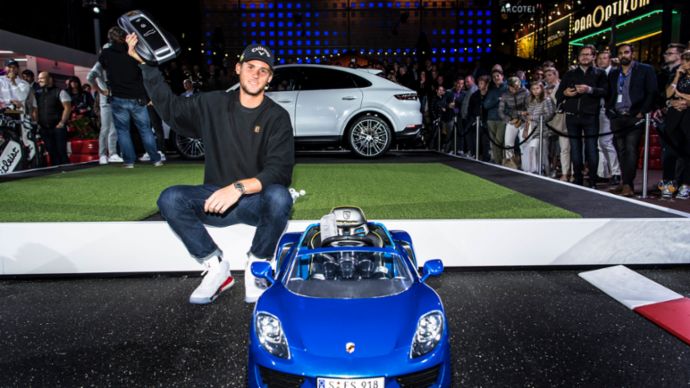 Thomas Pieters, Porsche Urban Golf Challenge, Hamburg, 2019, Porsche AG