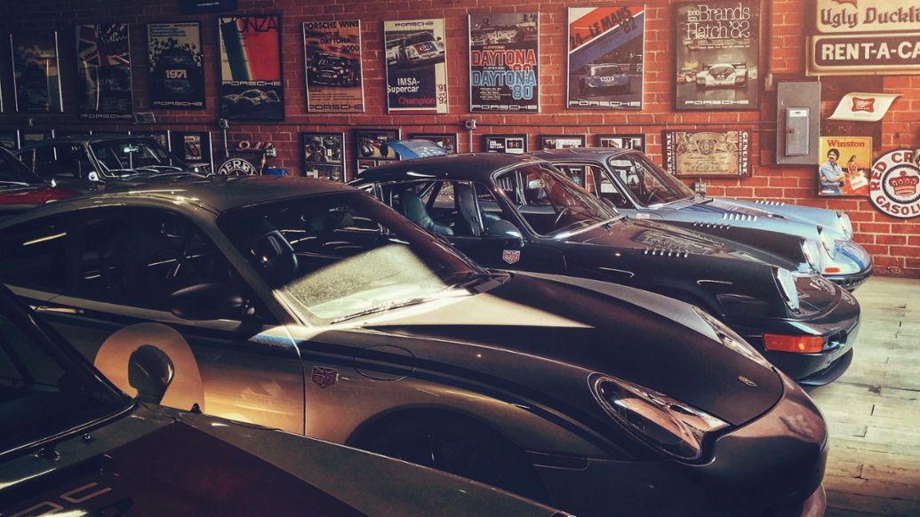 Magnus Walkers Garage, 2020, Porsche AG