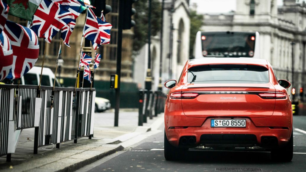 Cayenne S Coupé, Roadtrip Back2Tape, London, 2020, Porsche AG