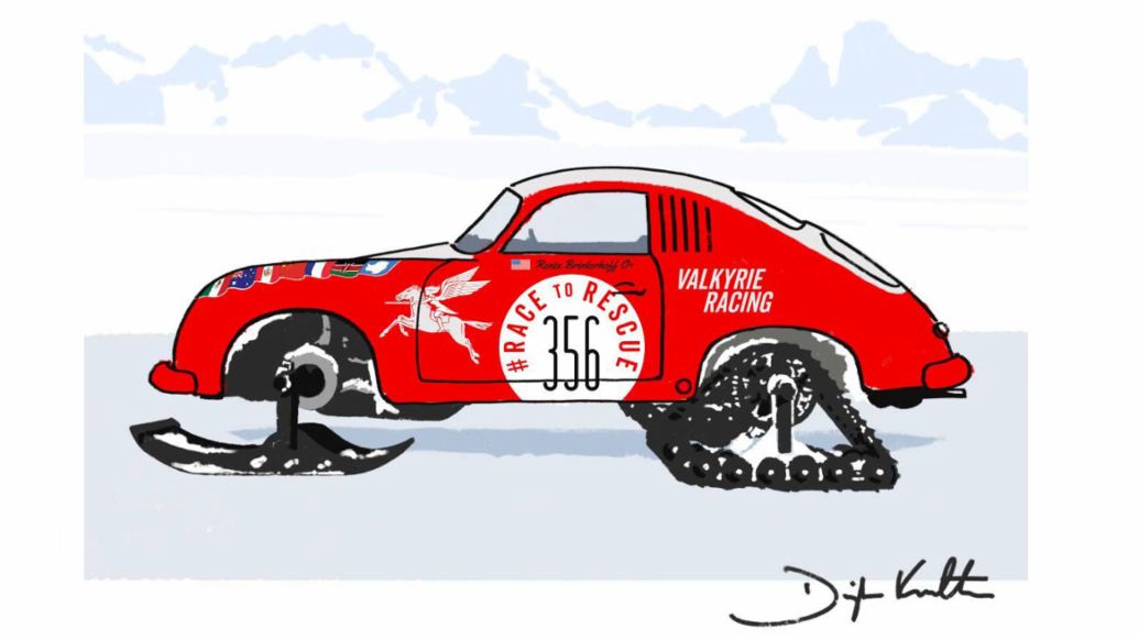 1956 Porsche 356 A, Project 356 World Rally Tour, 2020, Porsche AG