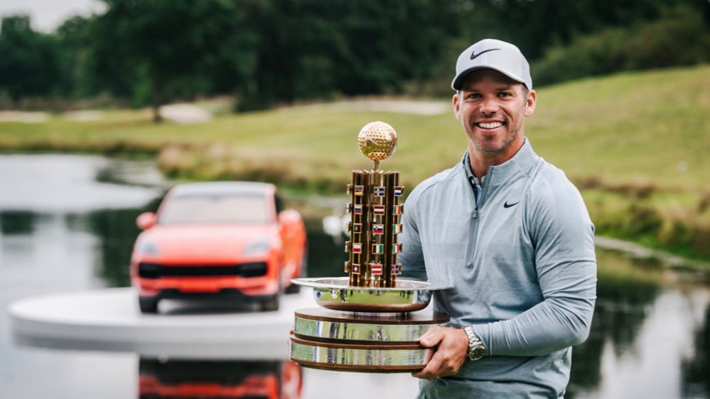 Paul Casey, Porsche-Markenbotschafter und Gewinner der Porsche European Open 2019, Porsche Nord Course, Hamburg, Deutschland, 2020, Porsche AG