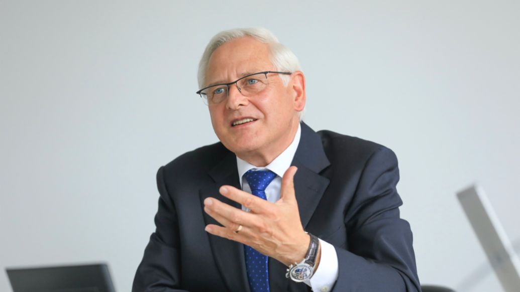 Uwe-Karsten Städter, miembro del Consejo de Dirección (Compras), 2020, Porsche AG