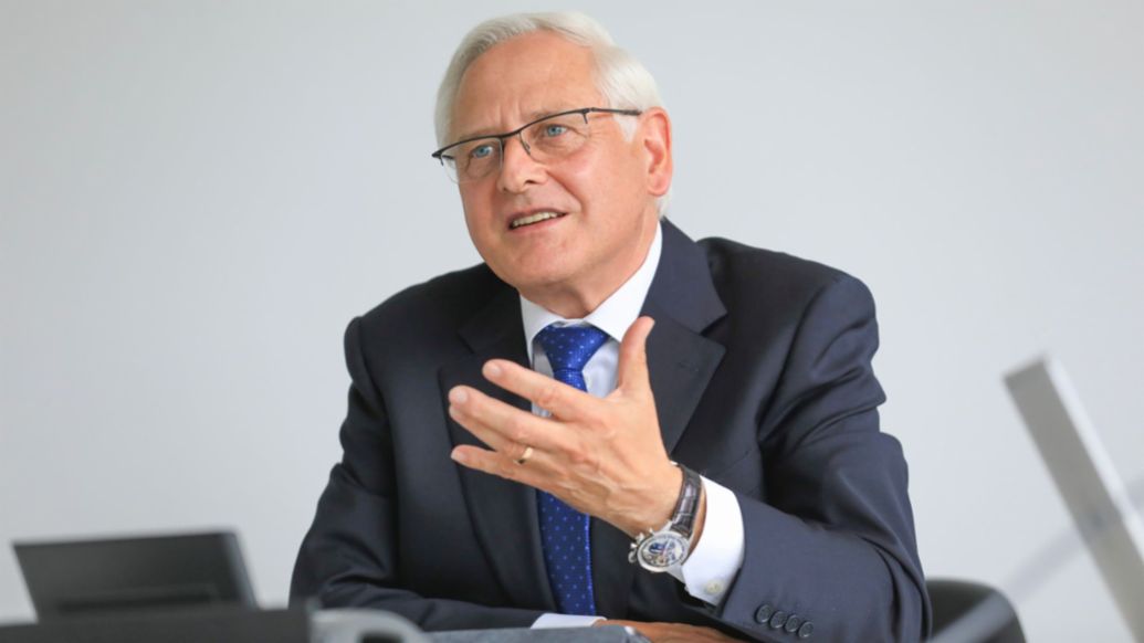 Uwe-Karsten Städter, miembro del Consejo de Dirección de Porsche AG (Compras), 2020, Porsche AG