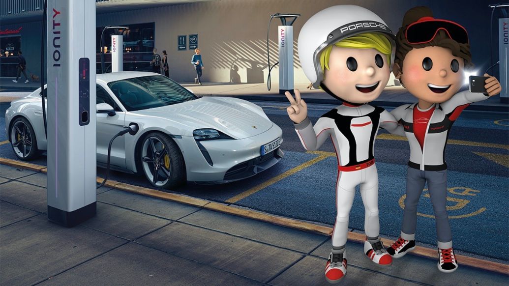 Tom Targa and Tina Turbo, Porsche 4Kids, 2020, Porsche AG
