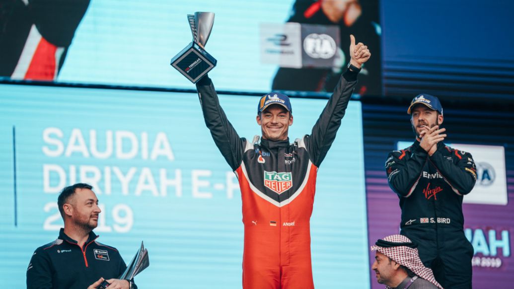 André Lotterer, Diriyah E-Prix, Round 1 of the 2019/2020 ABB FIA Formula E Championship, 2019, Porsche AG