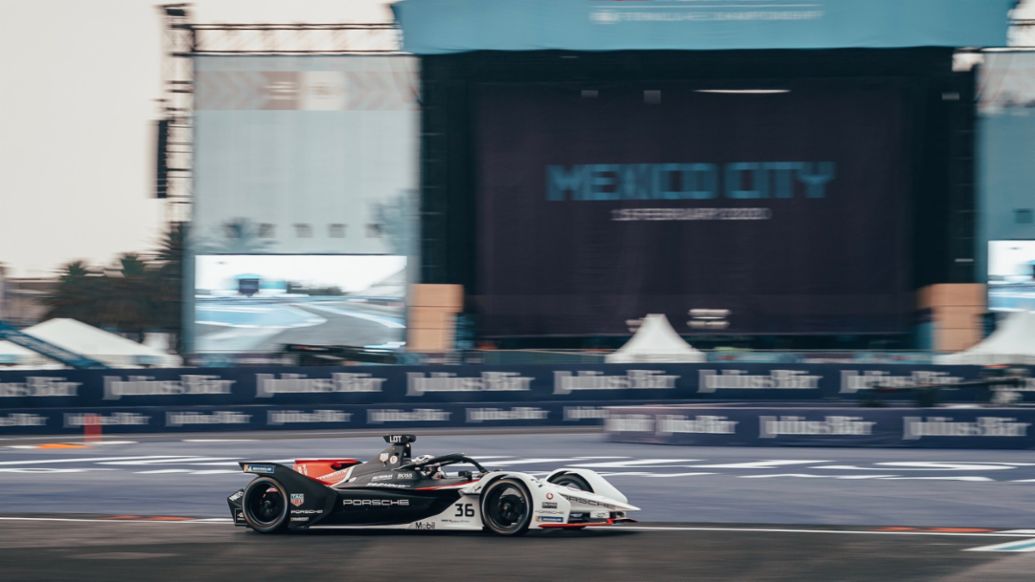 André Lotterer, 99X Electric (36), Mexico City E-Prix, ABB FIA Formel-E-Meisterschaft 2019/2020, 4. Lauf, 2020, Porsche AG