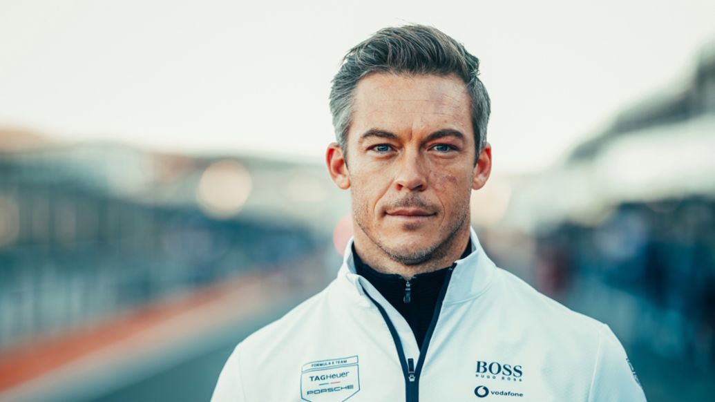 André Lotterer, piloto oficial de Porsche en Fórmula E, jornadas de pruebas de pretemporada, Valencia, 2020, Porsche AG