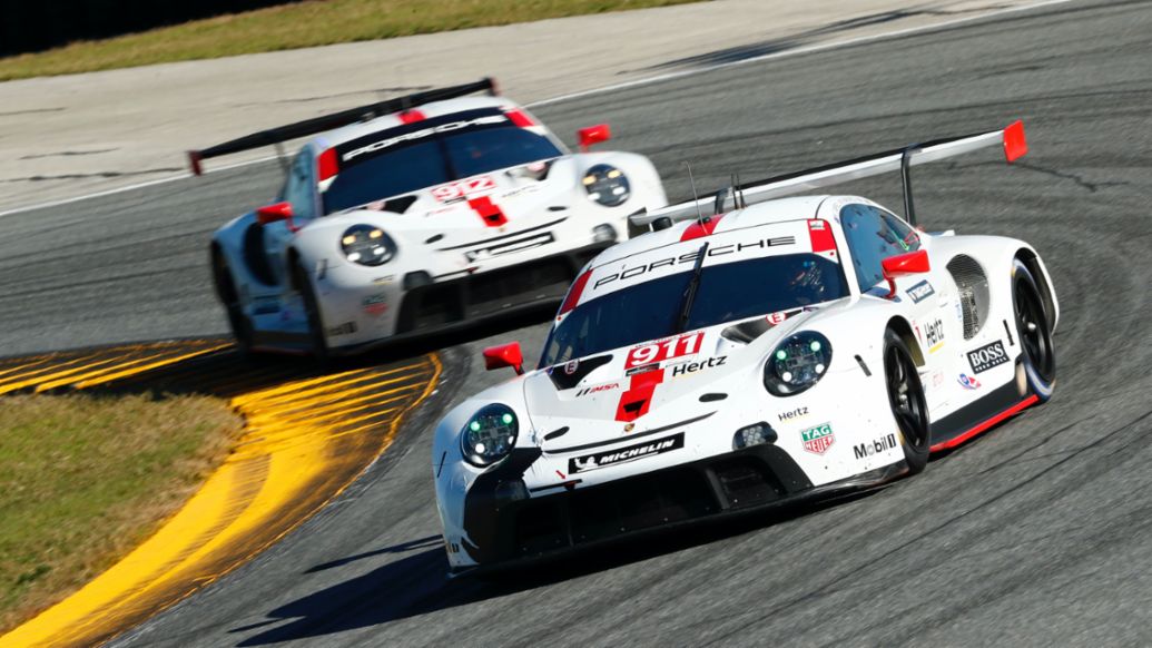 911 RSR (911, 912), Rennen, IMSA WeatherTech SportsCar Championship, 1. Lauf, Daytona/USA, 2020, Porsche AG