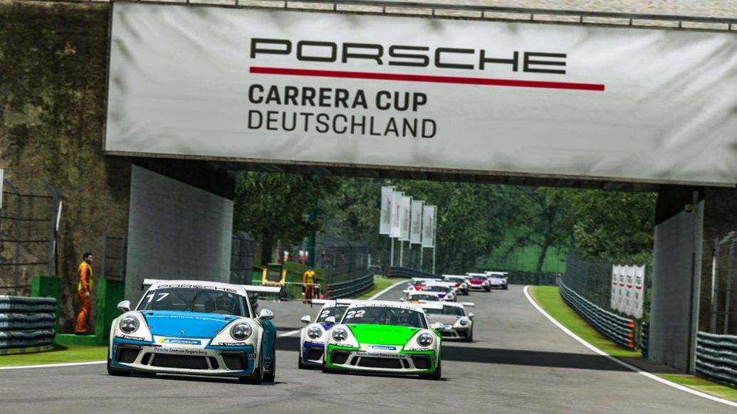 Néstor García (#17), 911 GT3 Cup, Porsche Esports Carrera Cup Deutschland, 2020, Porsche AG
