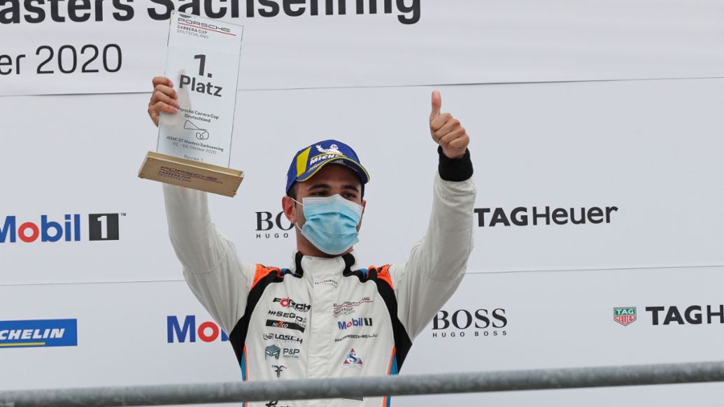 Dylan Pereira, Porsche Carrera Cup Deutschland, Race 2, Sachsenring, 2020, Porsche AG