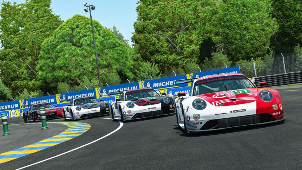 911 RSR, virtual 24 Hours of Le Mans, 2020, Porsche AG