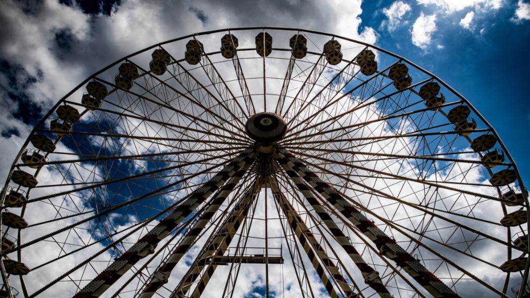 Ferris wheel in Le Mans, 2020, Porsche AG