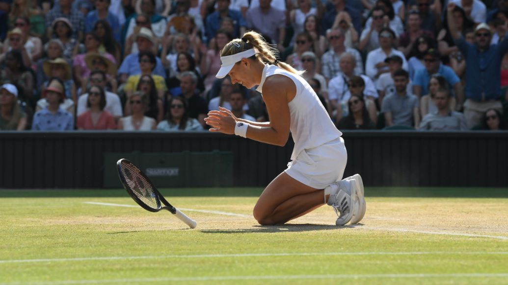 Angelique Kerber, Porsche-Markenbotschafterin, Wimbledon-Finale, 2018, Porsche AG