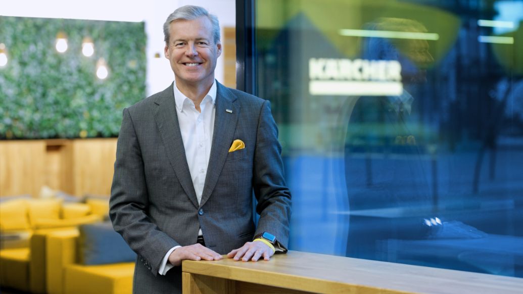 Hartmut Jenner, Chairman of the Kärcher Board of Management, 2020, Porsche Consulting GmbH