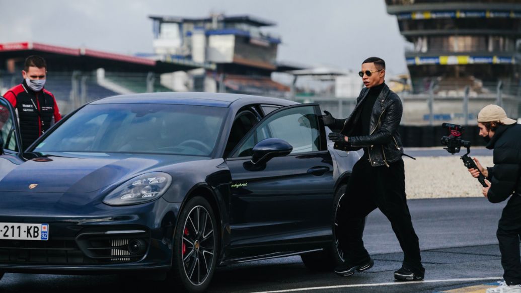 Olivier Rousteing, Panamera 4S E-Hybrid Sport Turismo, 2021, Porsche AG