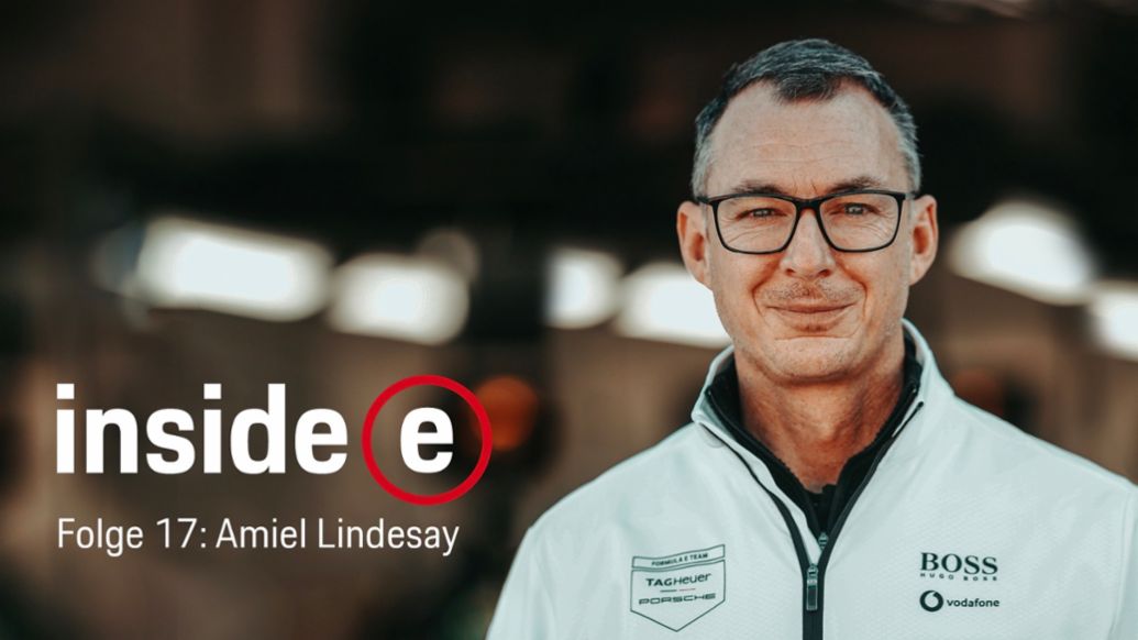 Amiel Lindesay, „Inside E“-Podcast, 2021, Porsche AG