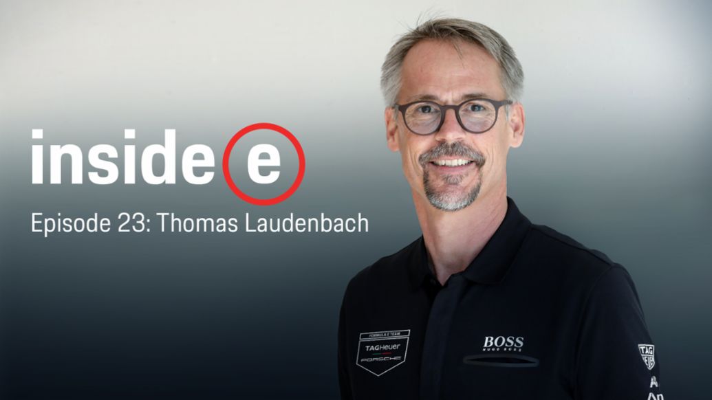 Thomas Laudenbach, Vice President Porsche Motorsport, Inside E Podcast, 2021, Porsche AG