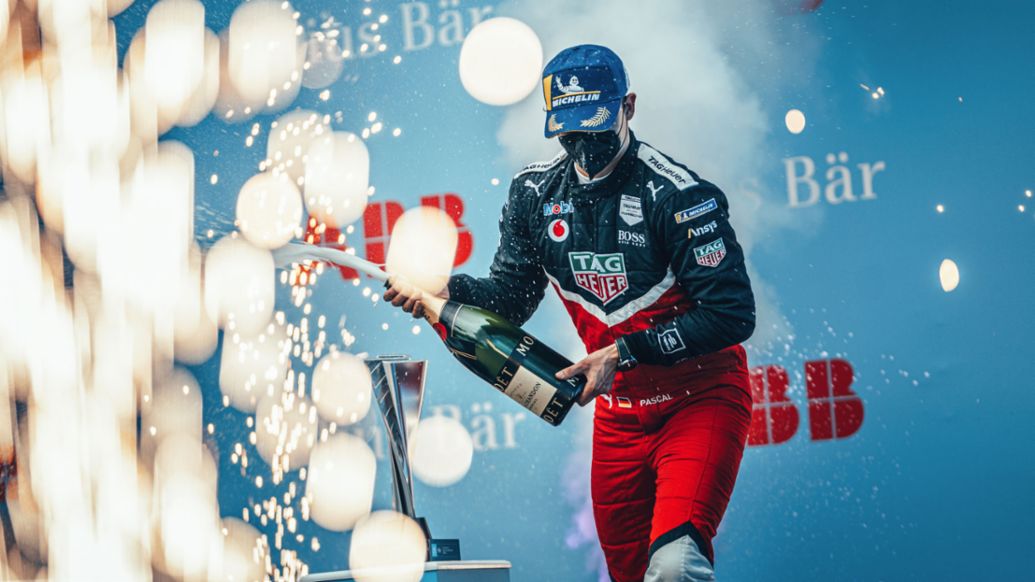 Pascal Wehrlein, Campeonato del Mundo de Fórmula E, E-Prix de Roma, Carrera 4, 2021, Porsche AG