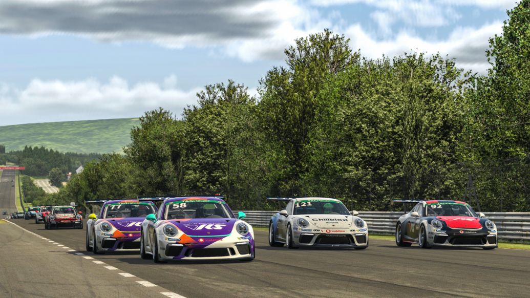 911 GT3 Cup, Porsche TAG Heuer Esports Supercup, Lauf 8, Nürburgring, 2021, Porsche AG