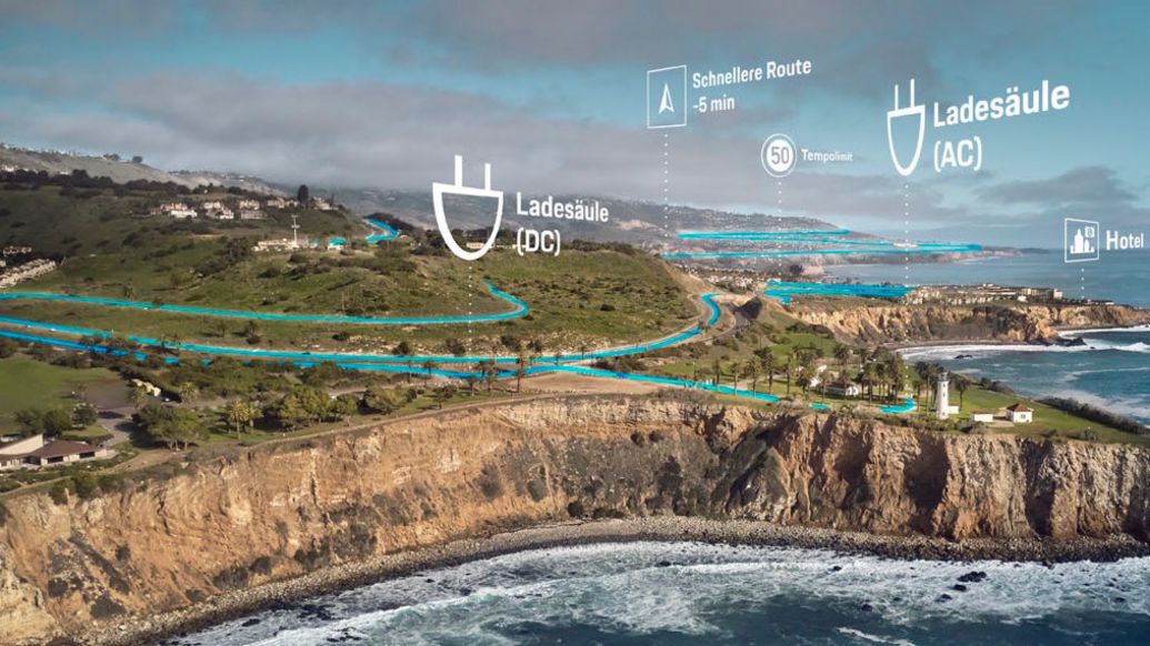Visualisation Charging Planner, 2021, Porsche AG