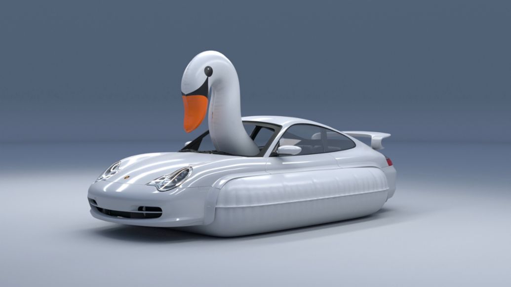 Cisne 996 por Chris Labrooy, 2021, Porsche AG