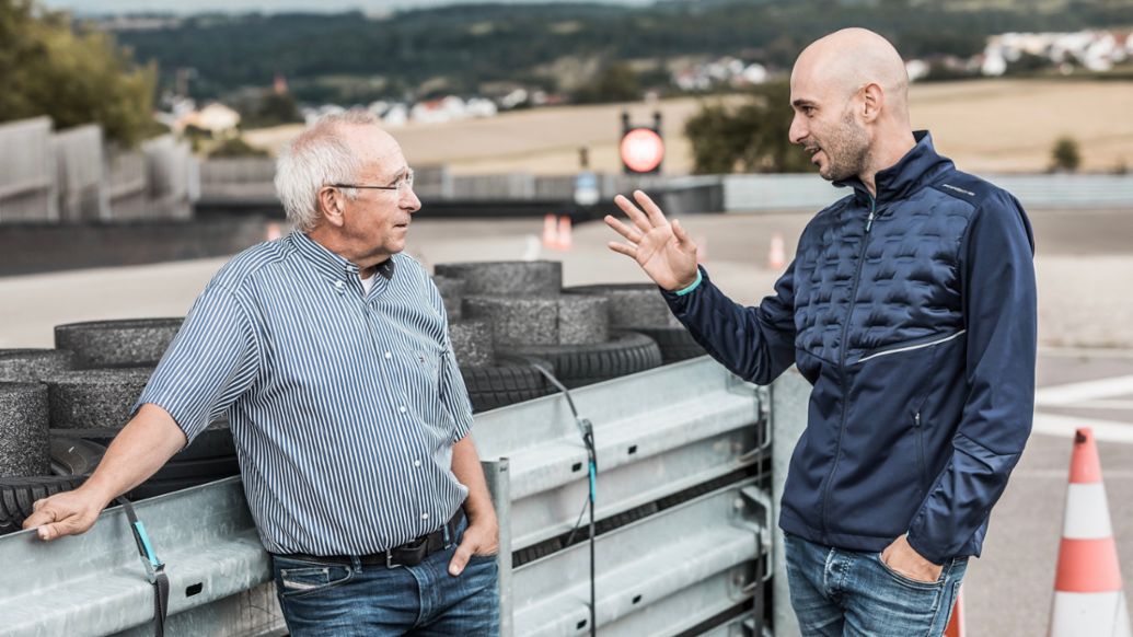 Jürgen Kern, Lars Kern, Weissach, 2021, Porsche AG