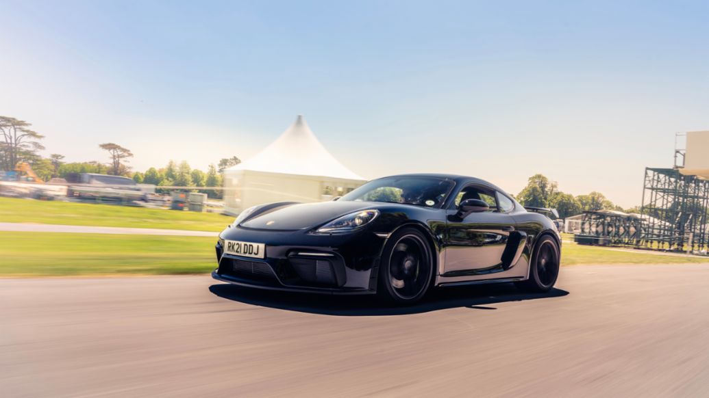 Cayman GT4, West Sussex, Großbritannien, 2021, Porsche AG